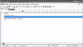 Beginner PHP Tutorial  73 - Setting PHP Sessions