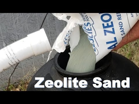 Changed My Sand In My Swimming Pool Filter To Zeolite Sand Youtube
