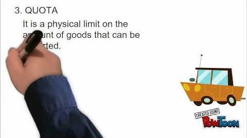 Types of Trade Barriers