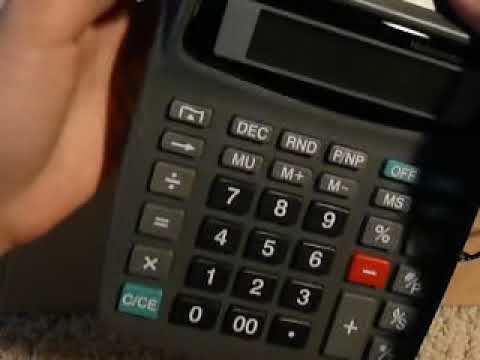 Printing Calculator Overview and Unboxing!