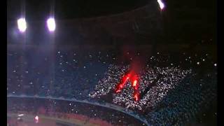 Napoli - Manchester City 2-1 - Inno champions, ingresso squadre in campo e coreografie. HD