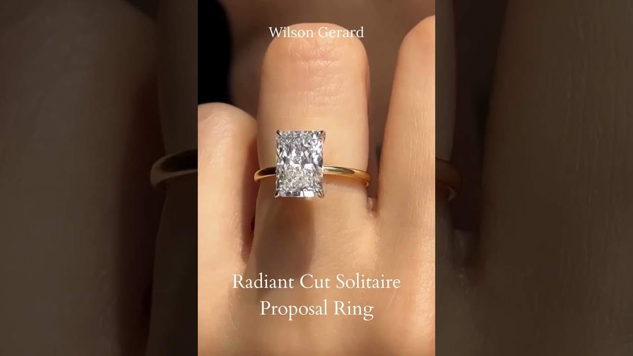 Radiant Cut Solitaire Engagement Ring For Her, You Don’t Want To Miss This Exclusive Sale On Rings