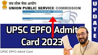 EPFO 2023 ADMIT CARD 😳 Exam Pattern Changed to CBT ? All Updates Inside✔️