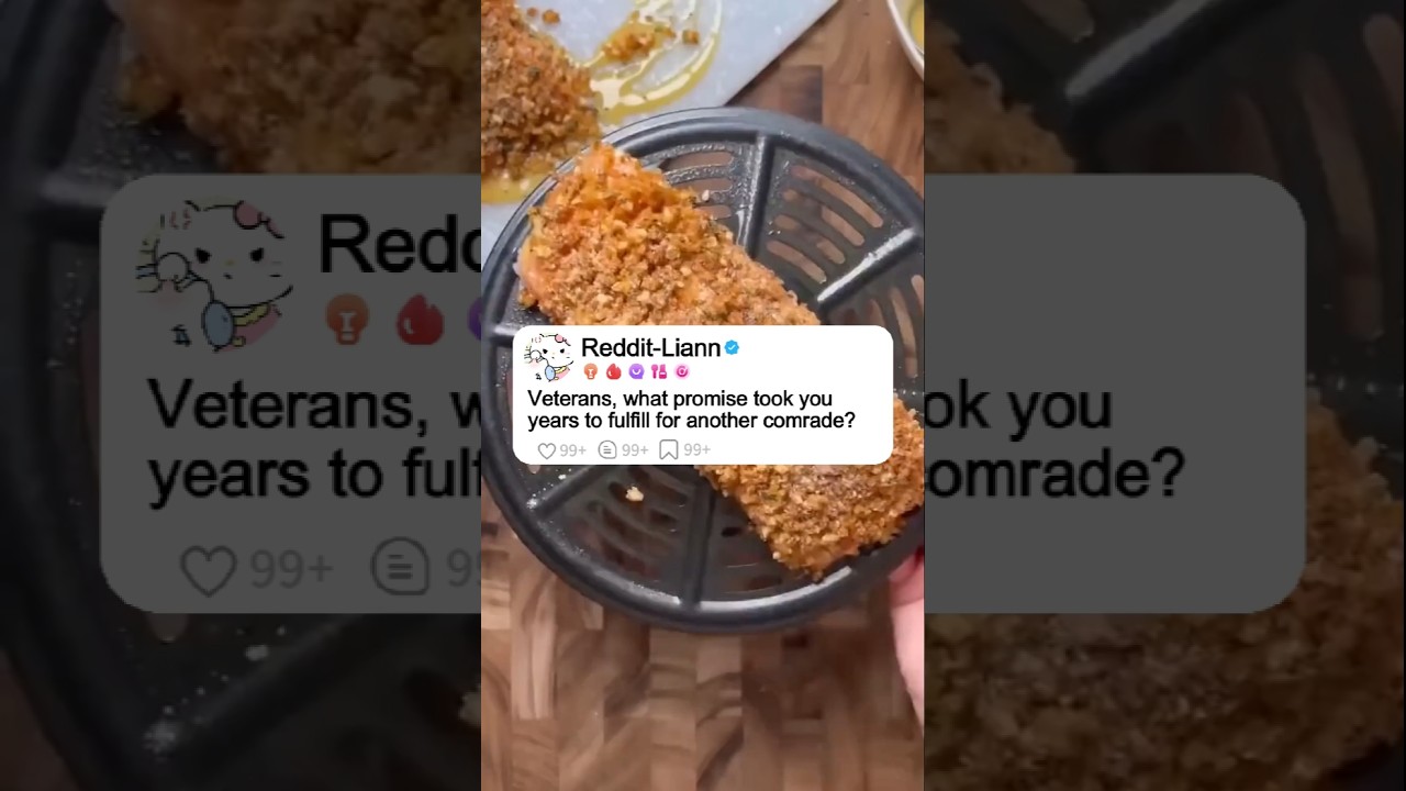 Veterans, what promise took you years to fulfill for another comrade?