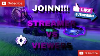 ROCKET LEAGUE 1V1 AGAINST VIEWERS JOINN UPP!!!!