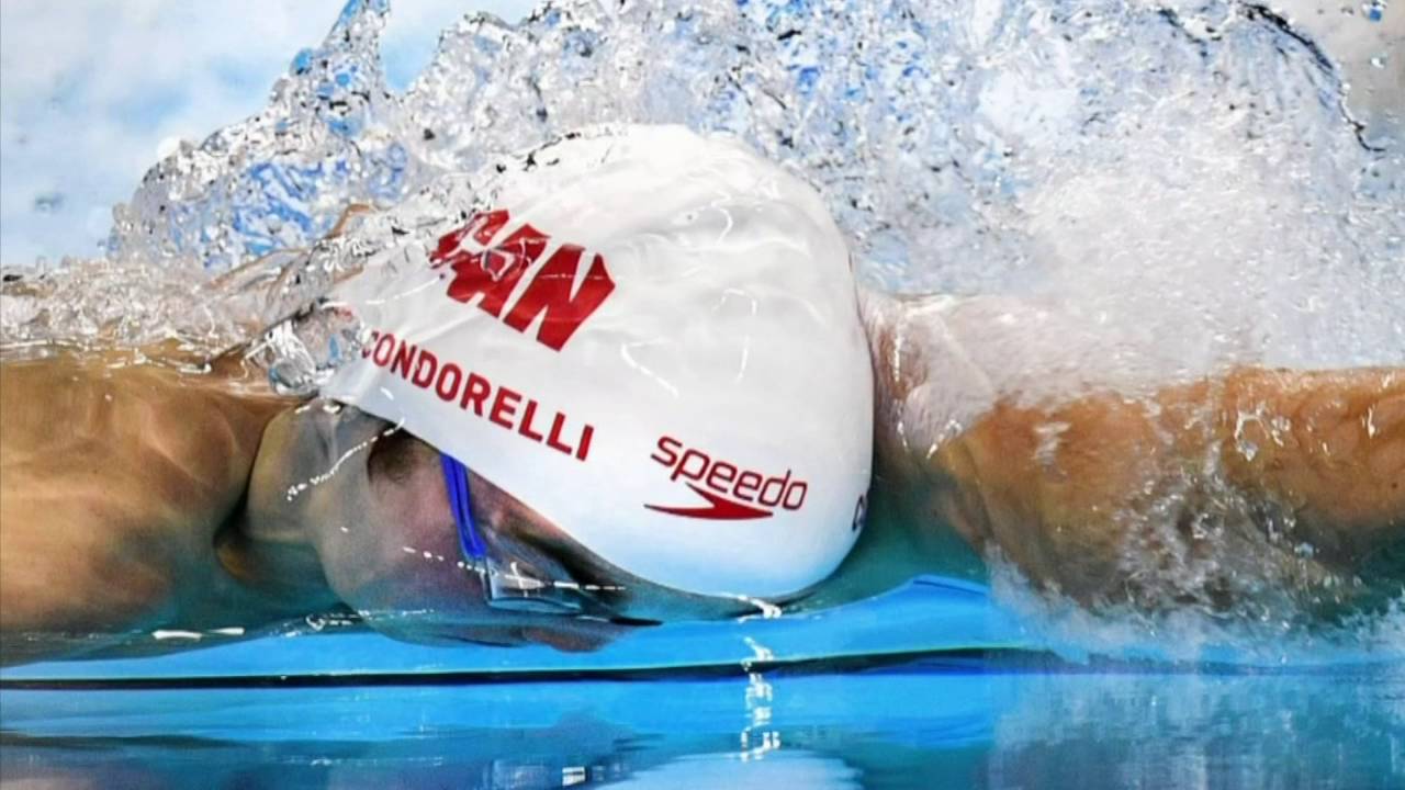 Canada's Condorelli falls just short of bronze in men's 100m free
