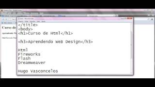 Curso de Html - Aula 03   Comandos de Estruturação