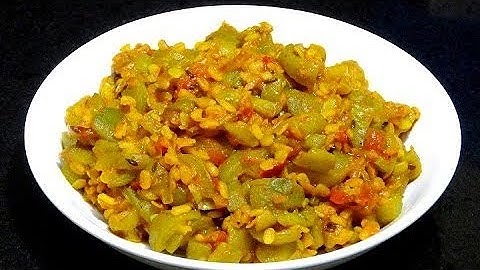 ঝিঙের নিরামিষ রেসিপি- এক থালা ভাত শুধু এটা দিয়েই খাওয়া হয়ে যাবে। Ridge Gourd। Jhinger Recipe।