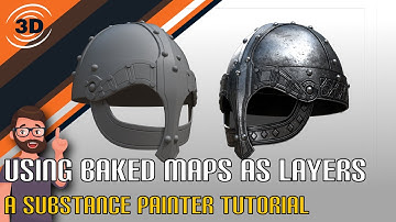 Using Baked Maps without Generators a Substance Painter Tutorial