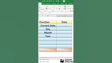 MS Excel Tricks & Tips 2021 Date Function (Video 23), #Shorts