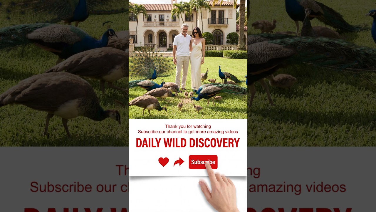 Morning Relaxing Walking with Wild Peacocks 🦚✨#Luxury #top #viral #peacock #shortsfeed #shortsvideo