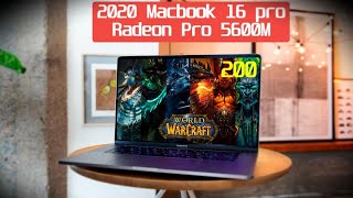 16 inch macbook pro  - World Of Warcraft.