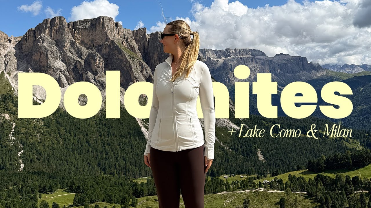 5 nights in the Dolomites 🏔️ | Hiking Seceda, Lago di Braies & Cinque Torri + Lake Como & Milan 🇮🇹