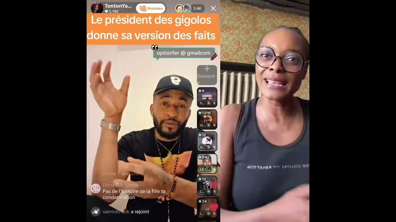 Yan mekako clame son innocence face à cathy sur affaire v