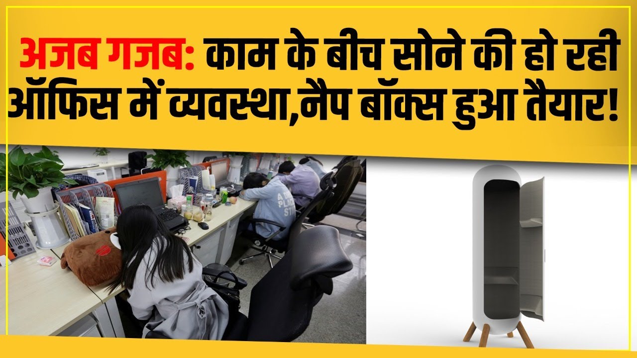 अजब गजब: Office में अब नींद बना सकेंगे आप Nap Box बनकर हो गया तैयार!
