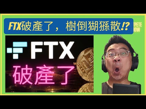 【NFTPete】FTX破產了，樹倒猢猻散!?