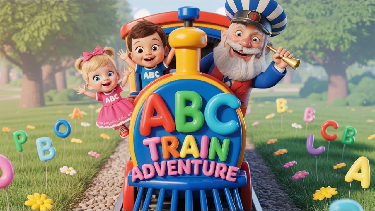 ABC Train Adventure 🚂📚 | Fun Learning Song for Kids! | Alphabet Song ...