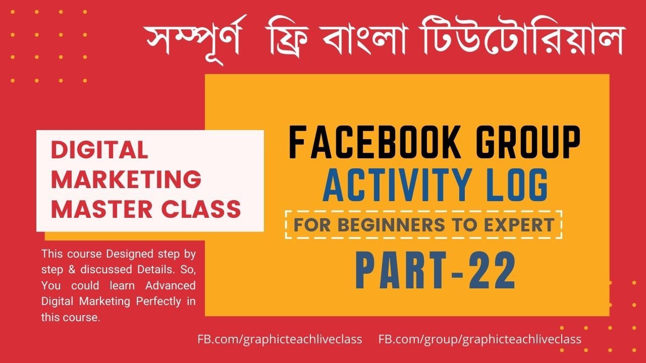 Secrets tips Facebook group activity log - Facebook group activity log - digital marketing
