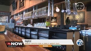 Great spots for a girl's night out in Detroit