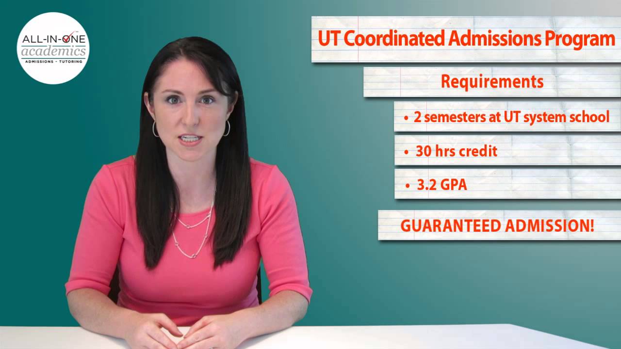 All-in-One Academics Weekly Ones: Transferring to UT via the ...