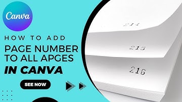 Adding Page Numbers to All Pages in Canva: Step-by-Step Tutorial