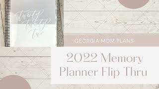 2022 Memory Planner Flip Thru | All the spreads