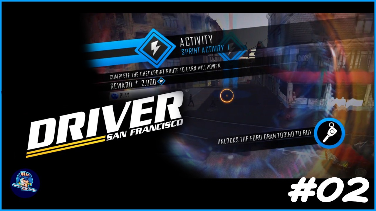 Driver San Francisco Sprint Activity Side Mission Pc gameplay | Epi02 