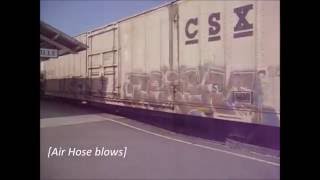 **MUST WATCH** CSX Q740-26 EMERGENCY CAUGHT ON CAMERA!!