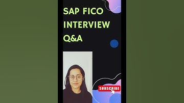 Top SAP FICO Interview Questions and Answers Series:14 #sapfico #interview #sapinterviewtips