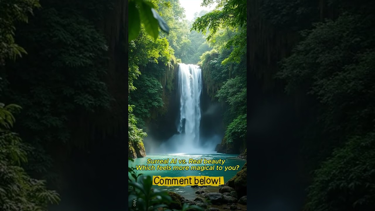 ASMR Nature: Surreal AI vs. Real Beauty - Which Feels More Magical?