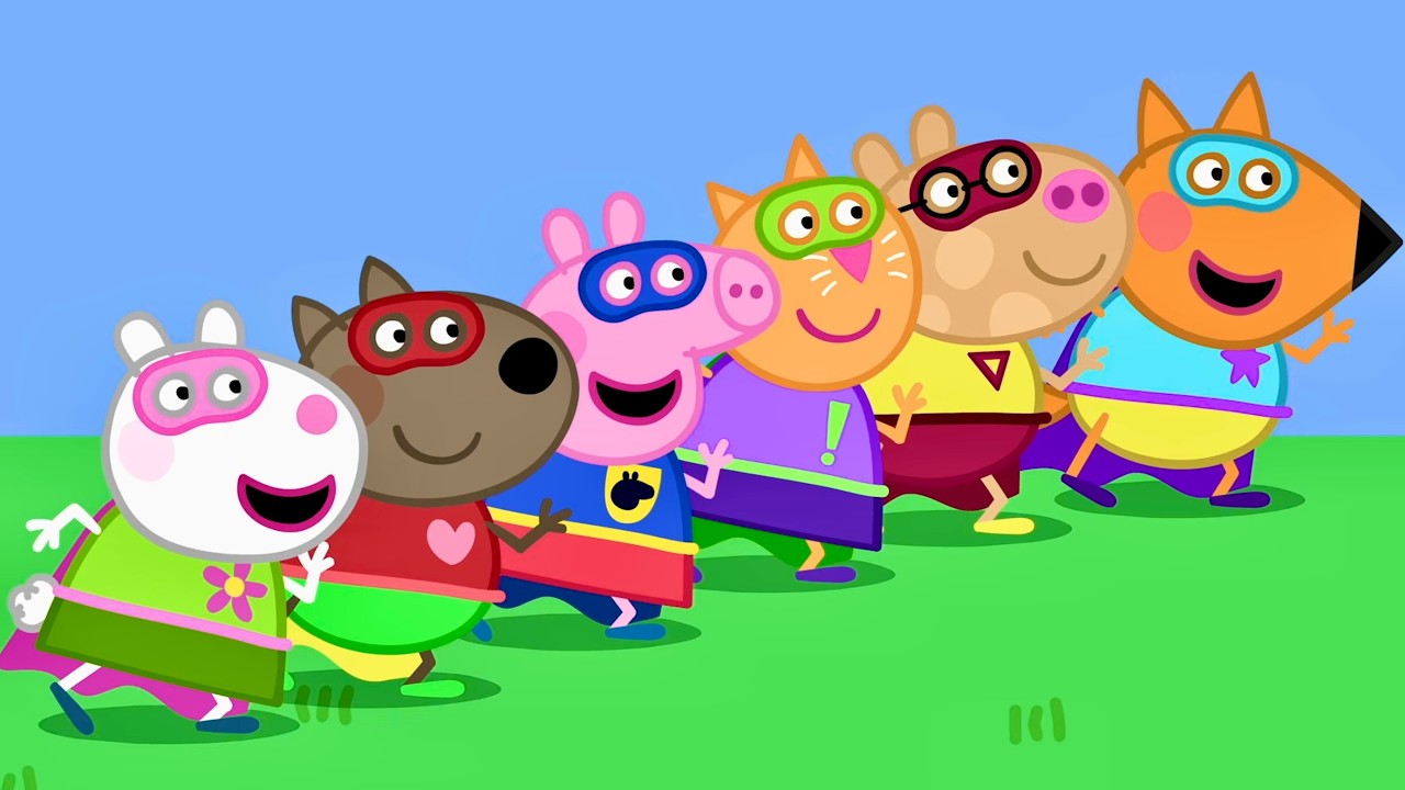 Histórias da Peppa Pig 🐷 Escola de Super-Heróis 🦸‍♀️ Desenho Animado Infantil 🐷 Toon Mania