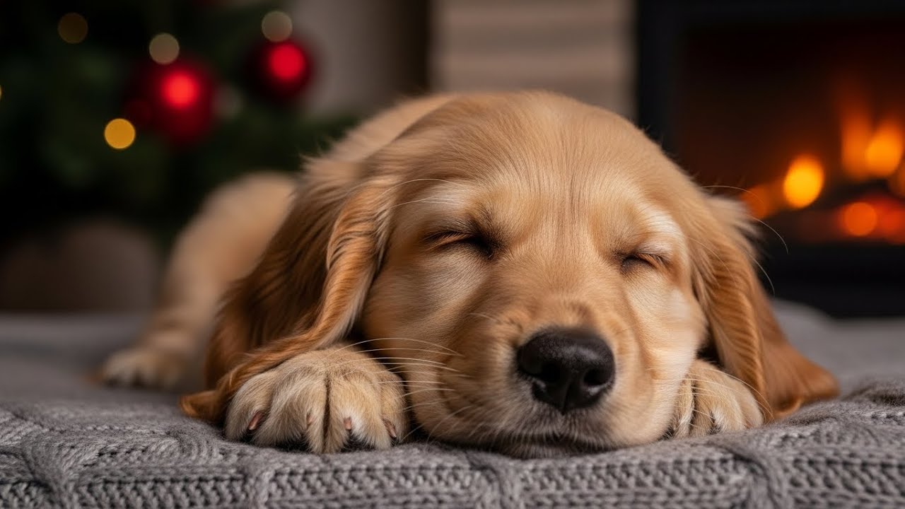 12 Hours Relaxing Dog Music 🎅🐾 Deep Sleep & Anti-Anxiety Healing Sounds for Dogs | No Ads