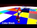 I played colour blocks in roblox #roblox
