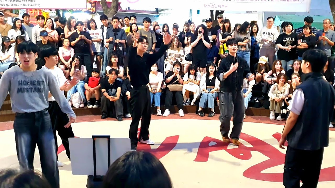 [STREET ARTIST] ONE OF. INTERACTIVE HONGDAE BUSKING. 240609.