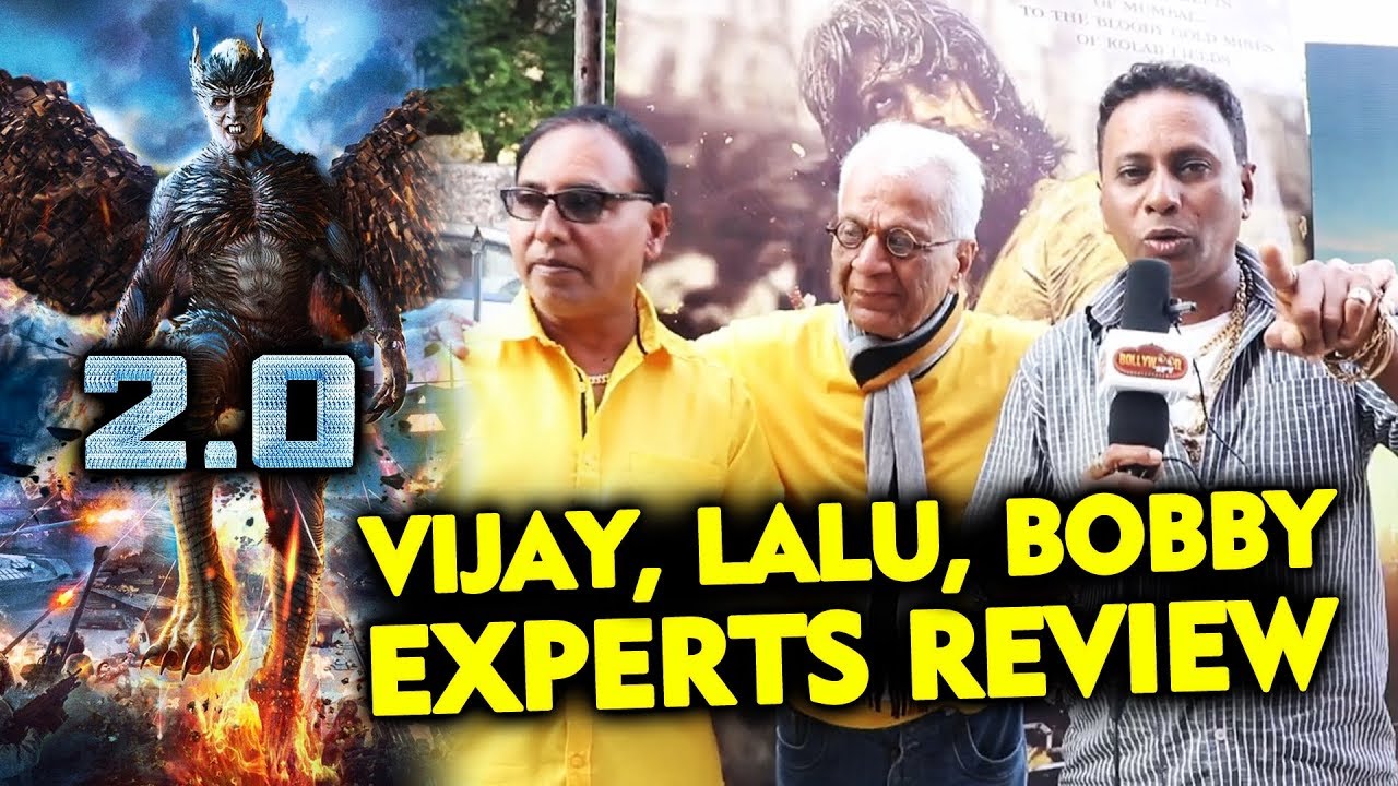 2 0 Movie Review By Experts Bobby Bhai Lalu Makhija Vijay Shah Superstar Rajnikanth Akshay Youtube