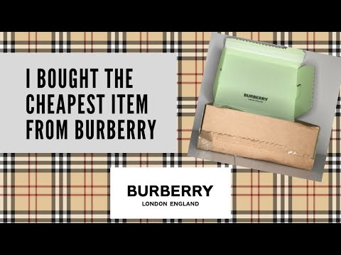 burberry cheapest item