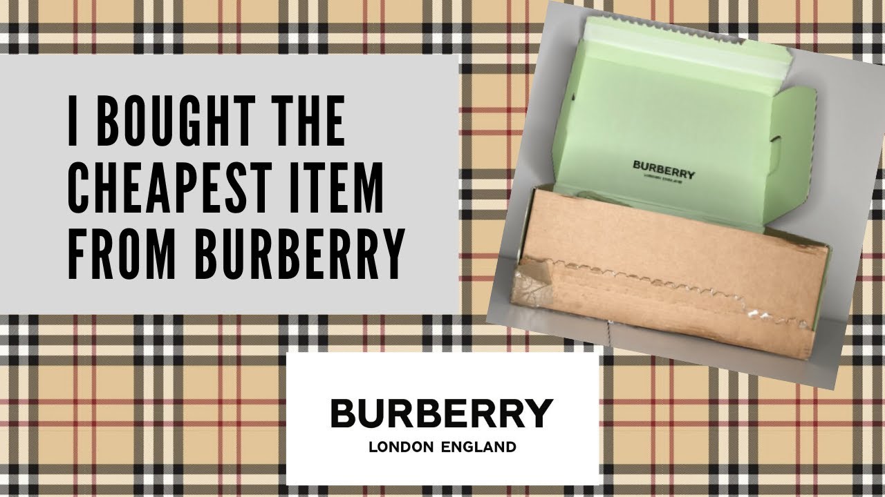 cheapest burberry item