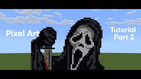 Ghost Face Pixel Art Tutorial Part 2