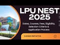 🔥LPUNEST 2025🤩LPU BTech Admissions form Out #LPUNEST2025 #BTech #BTechAdmissions #Engg #BTech2025