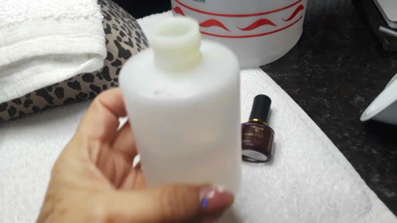 Desidratador/Limpiador /Desinfectante para Uñas  casero. Nail dehidrator
