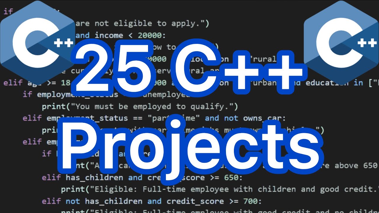 How To Implement 25 Projects in C++? - YouTube