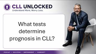 What tests determine prognosis in CLL