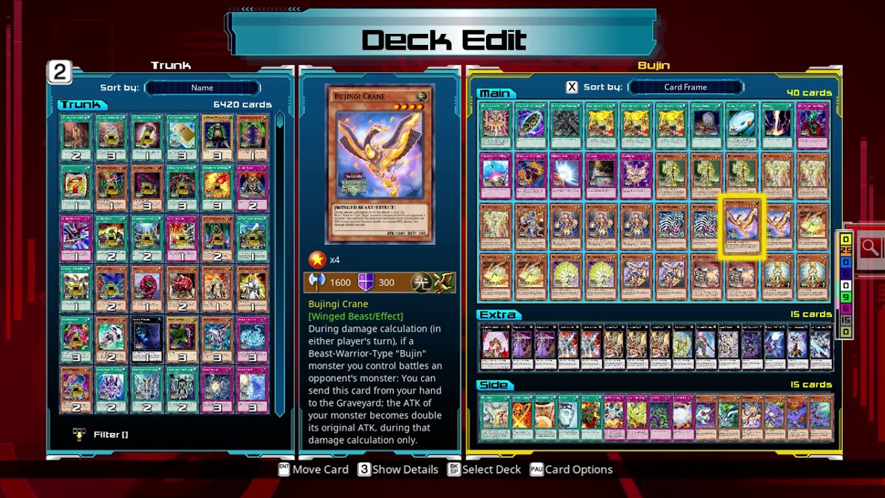 Bujin Deck Recipe YuGiOh Legacy of the duelist YouTube