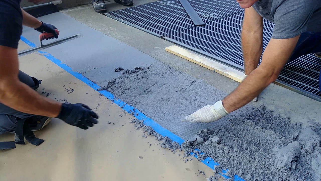 Belzona Concrete Repair & Rebuild (Fixing a trip hazard) YouTube
