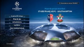 Pro Evolution Soccer 2017 Uefa Champions League Southampton vs Stade Français épisode 3