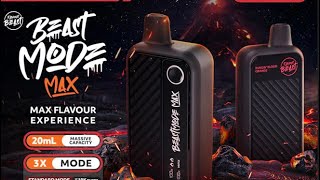 flavour beast beast mode max 18k unboxing   review