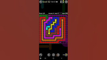 How To Solve Flow Free Jumbo Rainbow Pack Level 52 13x13 Board Walk Through Solution Walkthrough