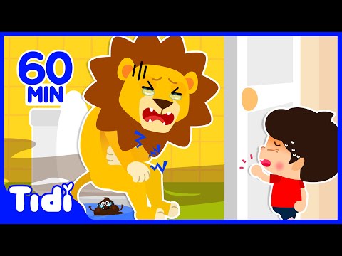 Healthy Habit Songs Compilation 60m | My Tummy Hurts! | Nursery Rhymes & Kids Songs