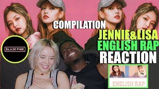 KPOP BLACKPINK Lisa & Jennie English Rap Parts (Color Coded Lyrics) REACTION