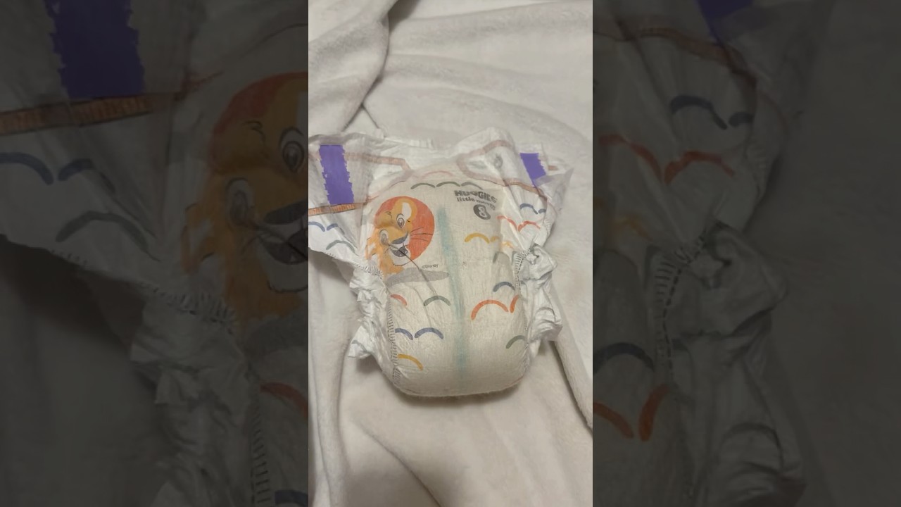 Huggies size 8 wet diaper